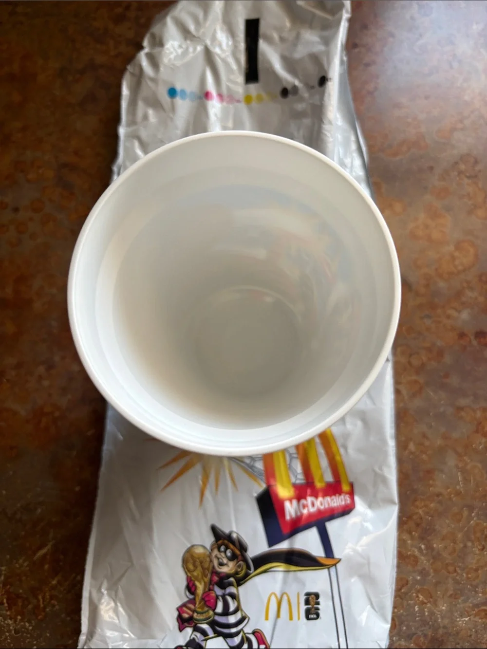 McDonald’s cup featuring French Soccer Legend Thierry Henry